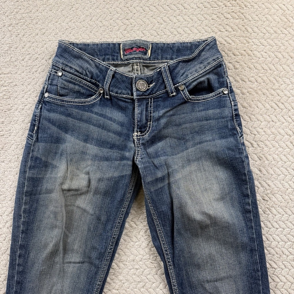 Wrangler Denim Cowgirl Jeans‎ Tall Juniors 1/2X34 (27x34) Flap Pocket Western - Picture 4 of 16